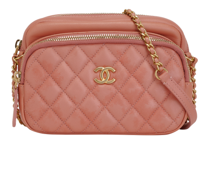 Camera Bag, &pound;2,400, Handbags, Pink, Leather, Front view